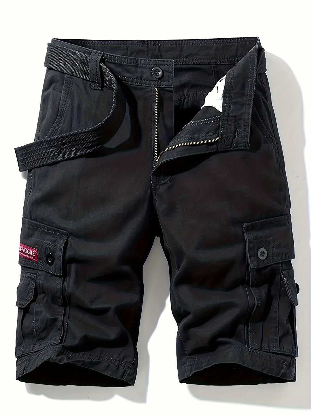 Bermuda cargo uomo con cintura – short outdoor robusti e resistenti