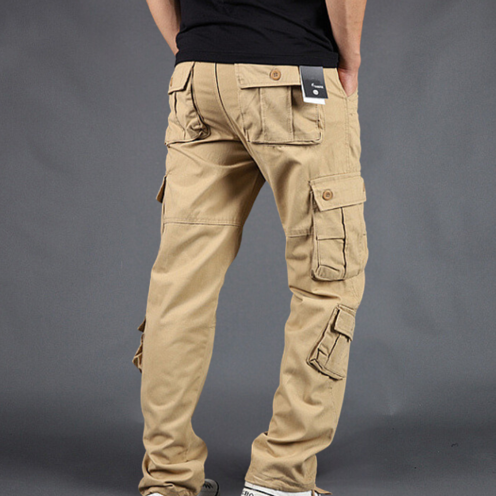 Pantaloni cargo da uomo resistenti ed eleganti - Pantaloni casual slim fit