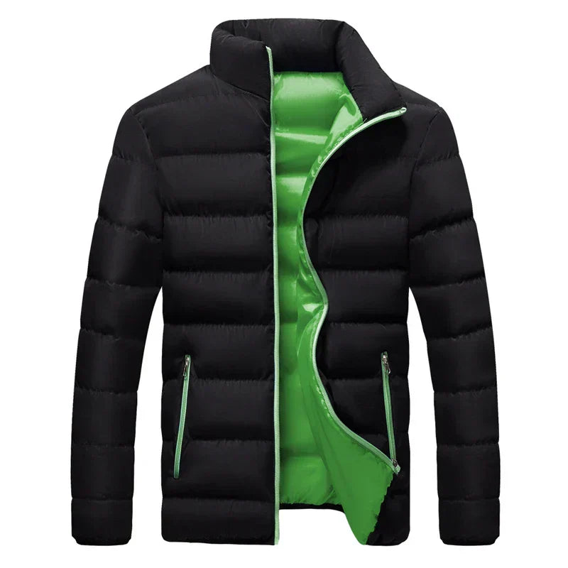 Giacca trapuntata leggera moderna da uomo - Comfort invernale con cerniera