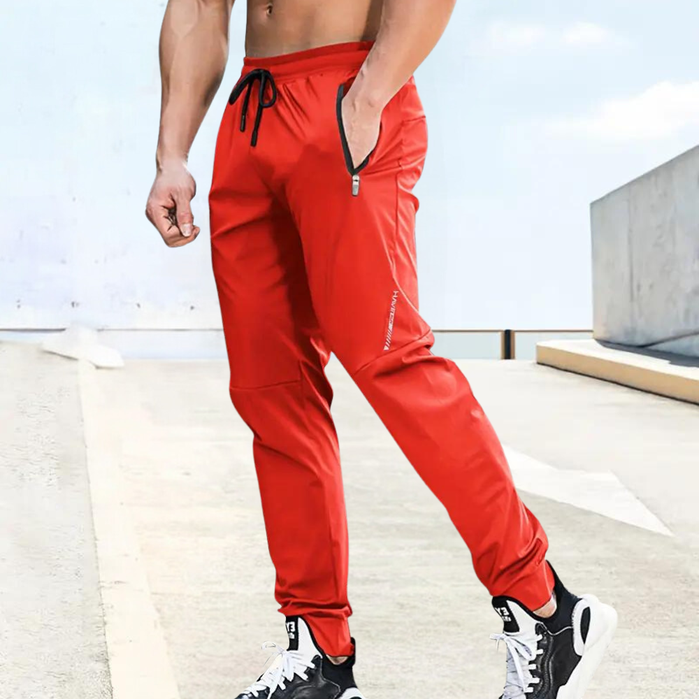 Pantaloni sportivi leggeri da uomo - Abbigliamento sportivo elasticizzato e traspirante