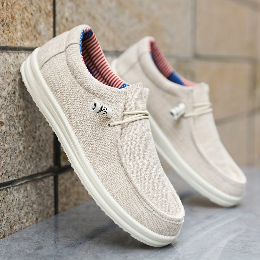 Scarpe slip-on da uomo in tessuto – leggere, comode e traspiranti
