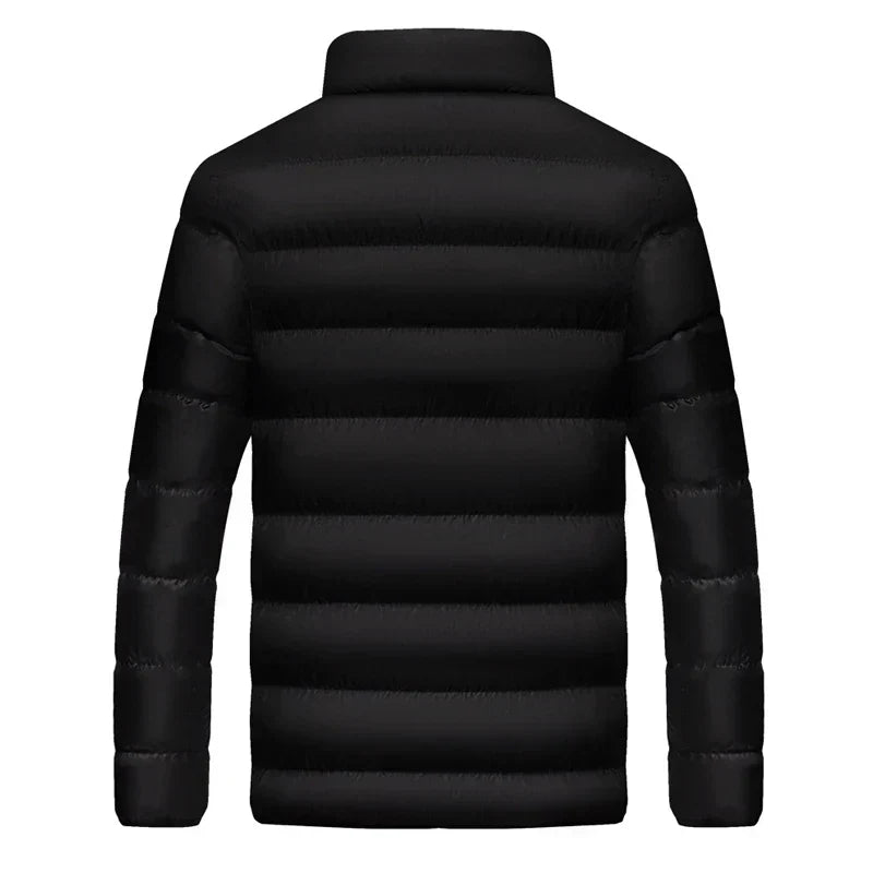 Giacca trapuntata leggera moderna da uomo - Comfort invernale con cerniera