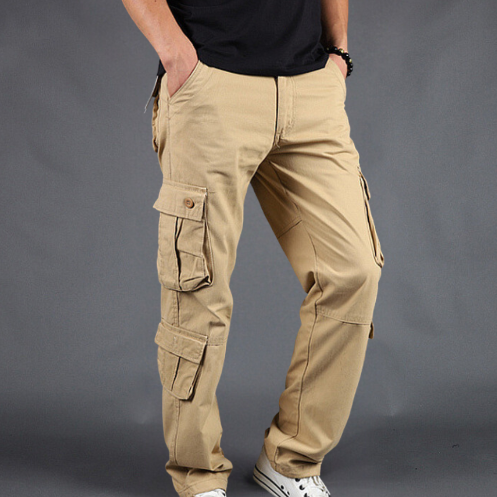 Pantaloni cargo da uomo resistenti ed eleganti - Pantaloni casual slim fit