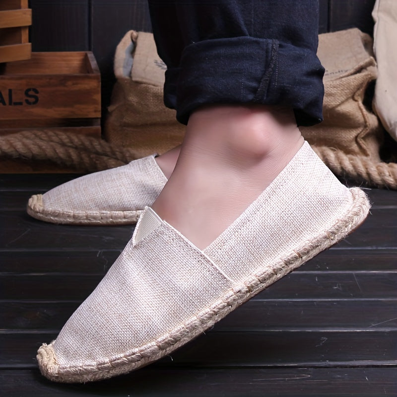 Espadrillas classiche uomo in cotone – perfette per la vacanza o il tempo libero