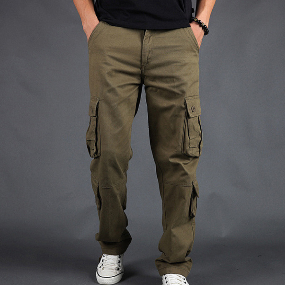 Pantaloni cargo da uomo resistenti ed eleganti - Pantaloni casual slim fit