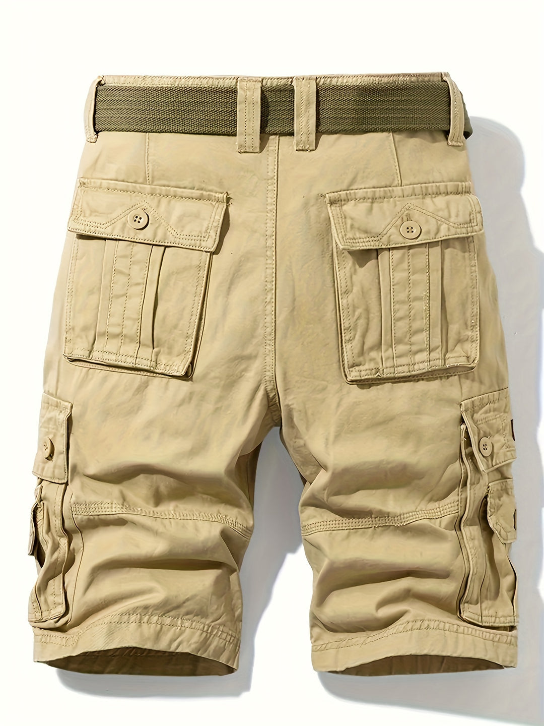 Bermuda cargo uomo con cintura – short outdoor robusti e resistenti