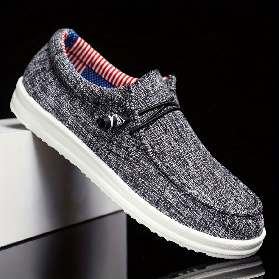 Scarpe slip-on da uomo in tessuto – leggere, comode e traspiranti
