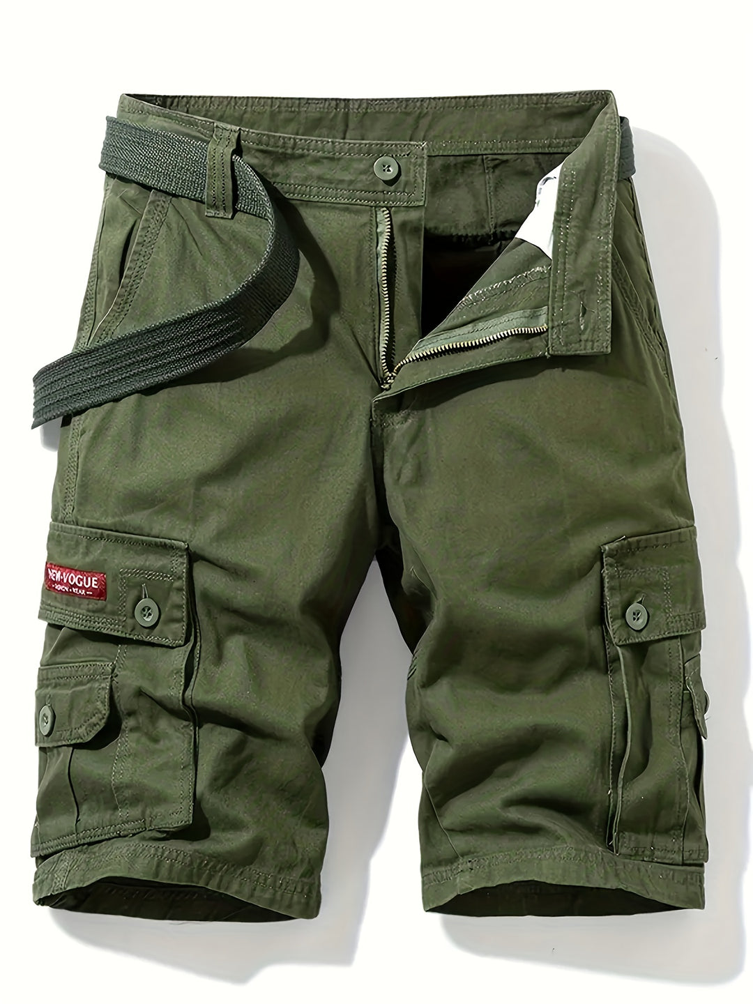 Bermuda cargo uomo con cintura – short outdoor robusti e resistenti