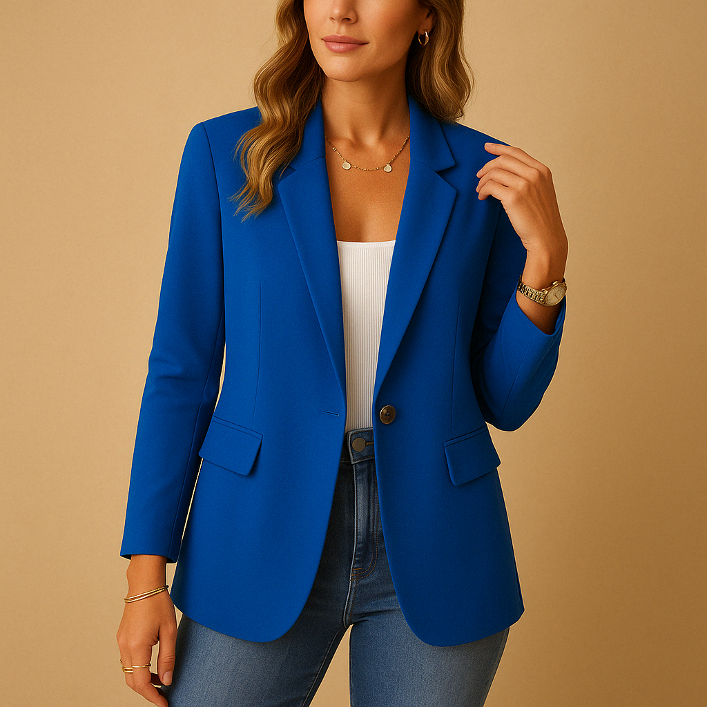Blazer slim fit da donna - Design aderente ed elasticizzato per look professionali e casual