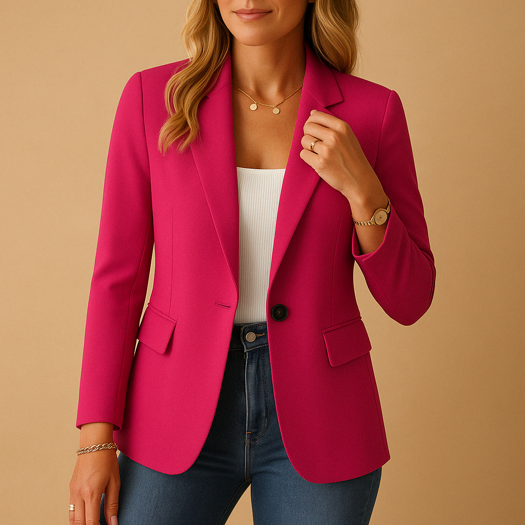 Blazer slim fit da donna - Design aderente ed elasticizzato per look professionali e casual