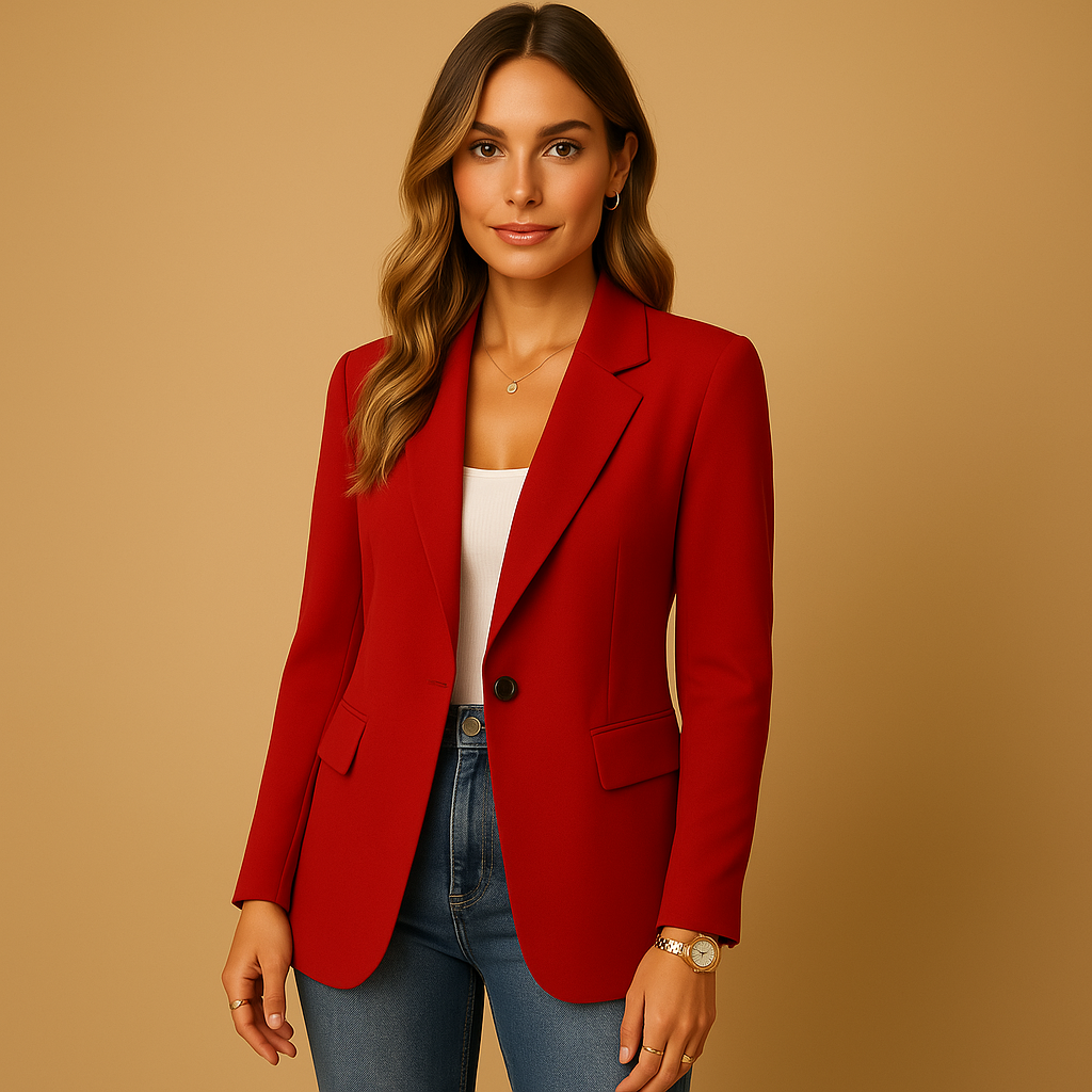 Blazer slim fit da donna - Design aderente ed elasticizzato per look professionali e casual