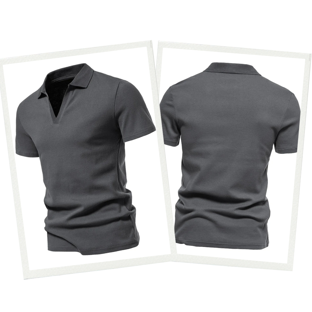 Polo in lana merino premium | Polo a maniche corte da uomo per la primavera