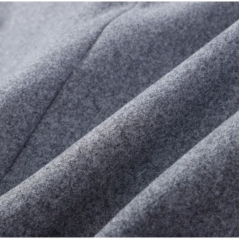 Elegante cappotto da donna in misto lana con bottoni – Capo invernale con collo alto