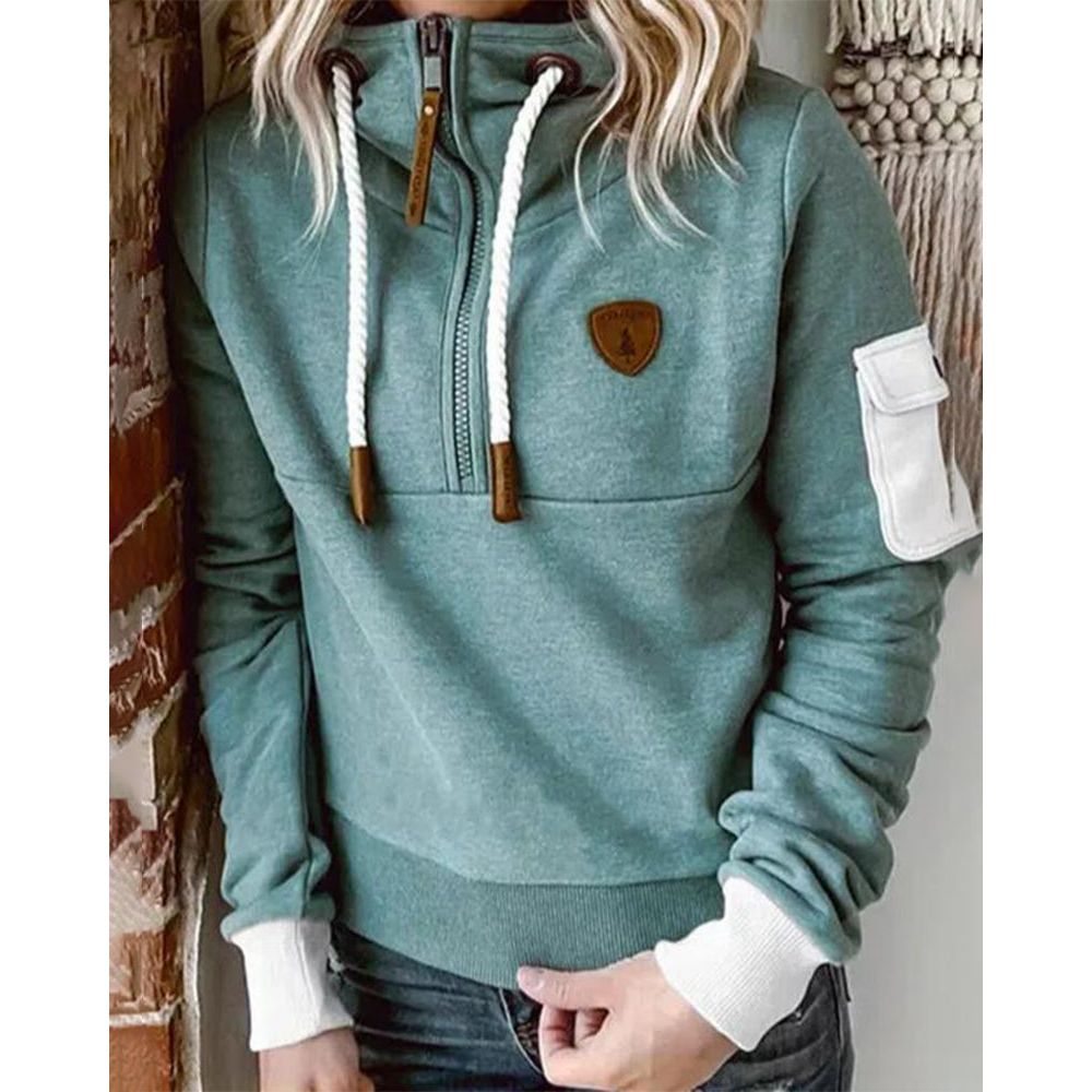 Felpa con cappuccio da donna elegante e morbida - Maglione spesso e confortevole