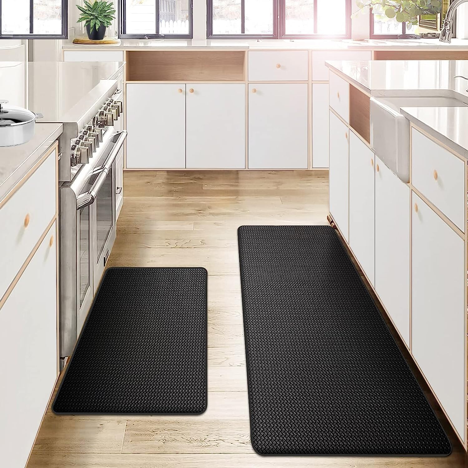 Tappetino da cucina ergonomico antiscivolo anti-fatica – Comfort ottimale 45x75 cm in schiuma ad alta densità