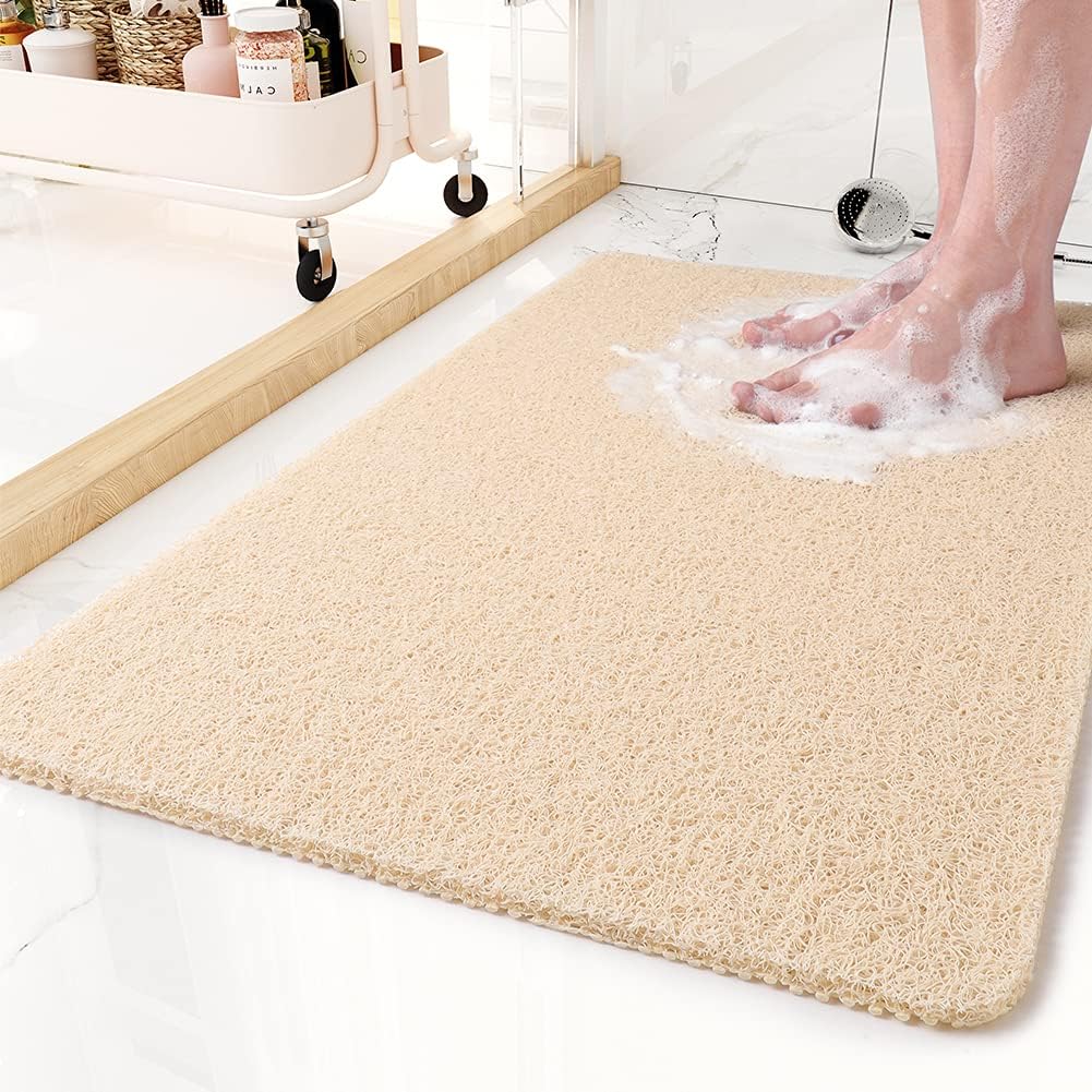 Tappetino doccia antiscivolo Microban, morbido e igienico - Tappetino da bagno sicuro, 60 cm x 40 cm