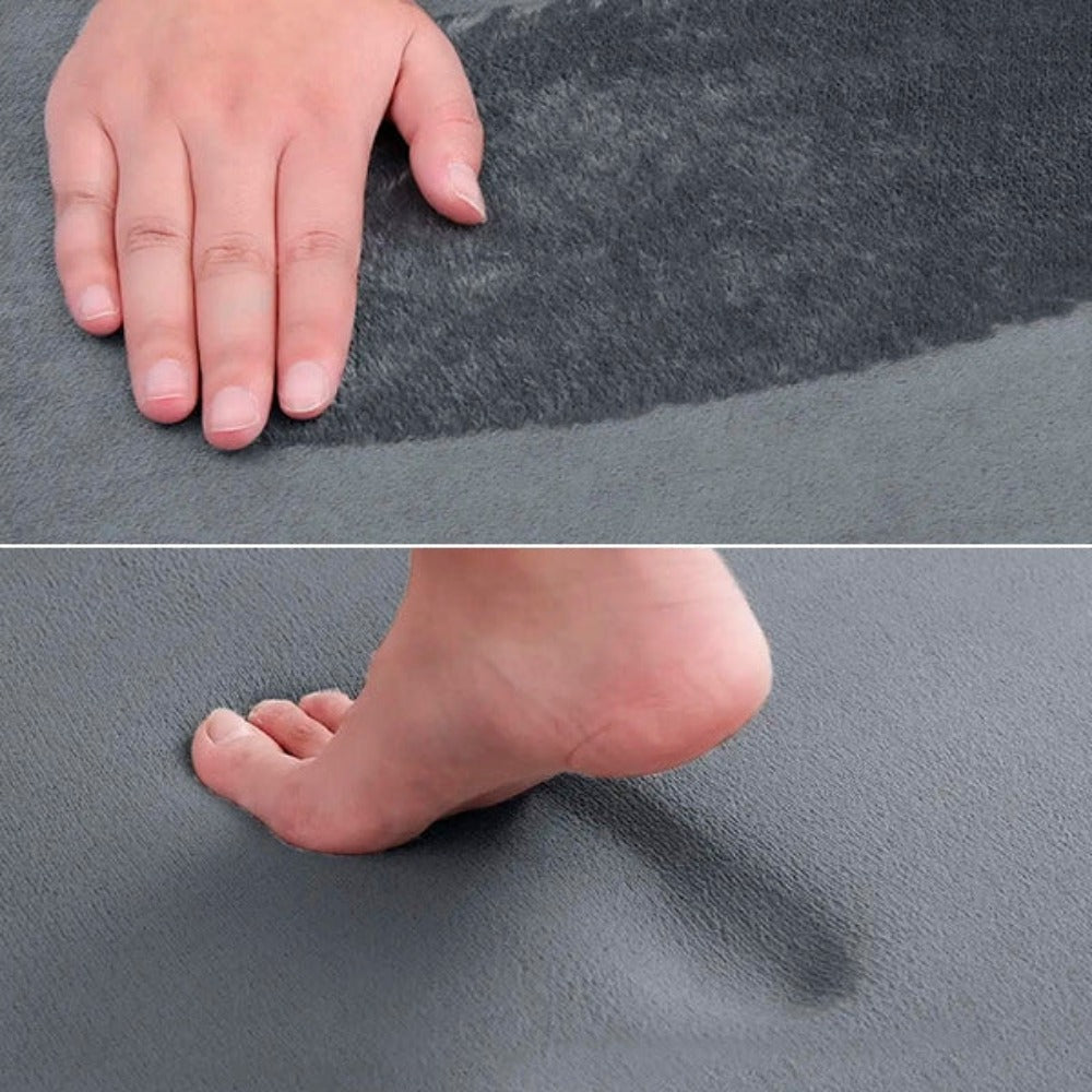 Tappetino da bagno in memory foam di lusso premium - Tappetino da bagno antiscivolo ad asciugatura rapida, morbido e confortevole per doccia e vasca da bagno