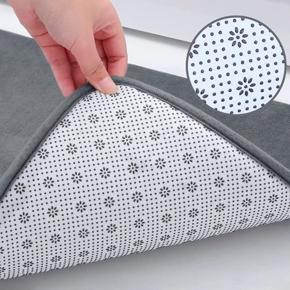Tappetino bagno antiscivolo in microfibra – asciugatura rapida