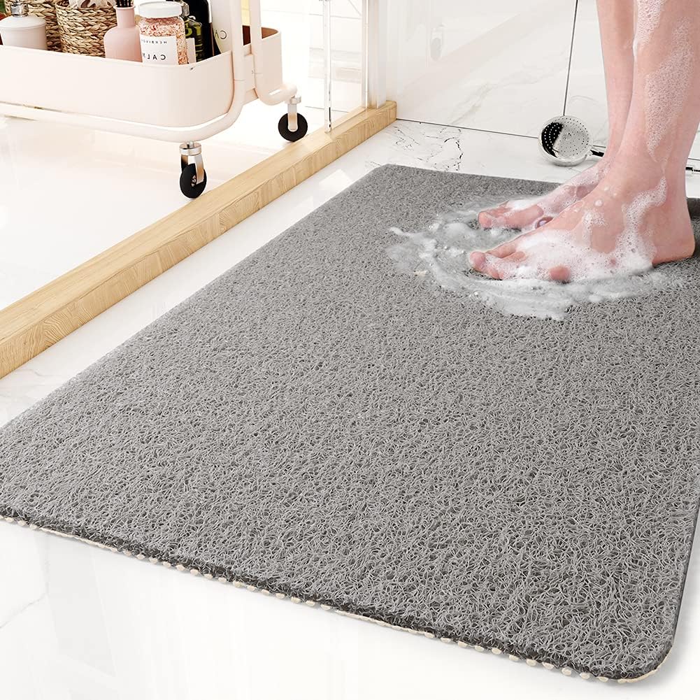 Tappetino doccia antiscivolo Microban, morbido e igienico - Tappetino da bagno sicuro, 60 cm x 40 cm