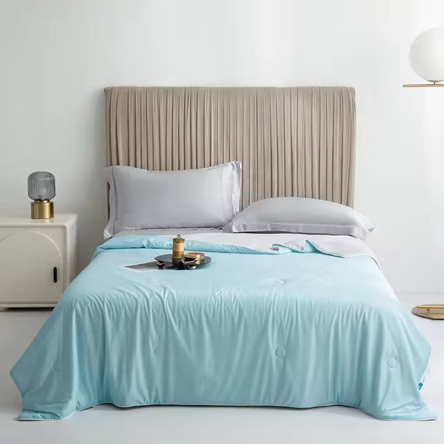 Coperta rinfrescante premium - Coperta estiva leggera, morbida, traspirante e fresca per chi dorme al caldo, copriletto ipoallergenico per tutte le stagioni