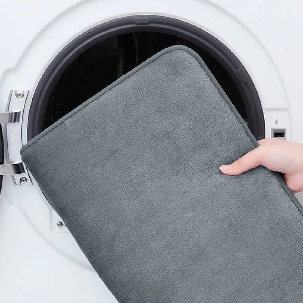 Tappetino da bagno in memory foam di lusso premium - Tappetino da bagno antiscivolo ad asciugatura rapida, morbido e confortevole per doccia e vasca da bagno