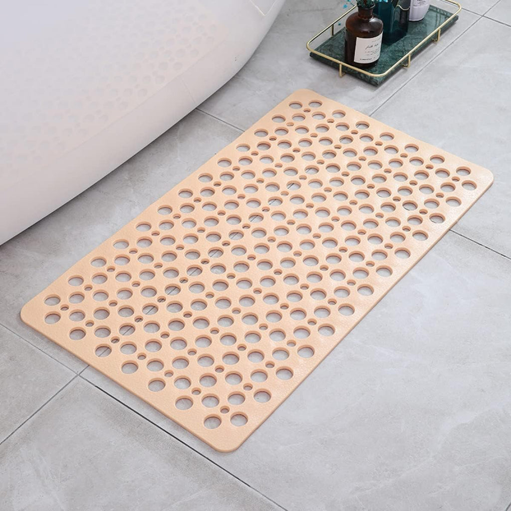 Tappetino doccia antiscivolo antibatterico sicuro - Tappetino da bagno ad asciugatura rapida con presa forte, facile da pulire, design di drenaggio antimuffa