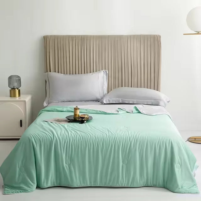 Coperta rinfrescante premium - Coperta estiva leggera, morbida, traspirante e fresca per chi dorme al caldo, copriletto ipoallergenico per tutte le stagioni