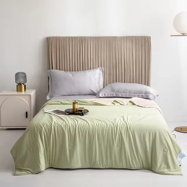 Coperta rinfrescante premium - Coperta estiva leggera, morbida, traspirante e fresca per chi dorme al caldo, copriletto ipoallergenico per tutte le stagioni