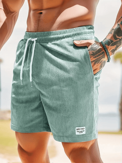 Pantaloncini estivi sartoriali leggeri e sottili da uomo