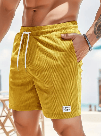 Pantaloncini estivi sartoriali leggeri e sottili da uomo