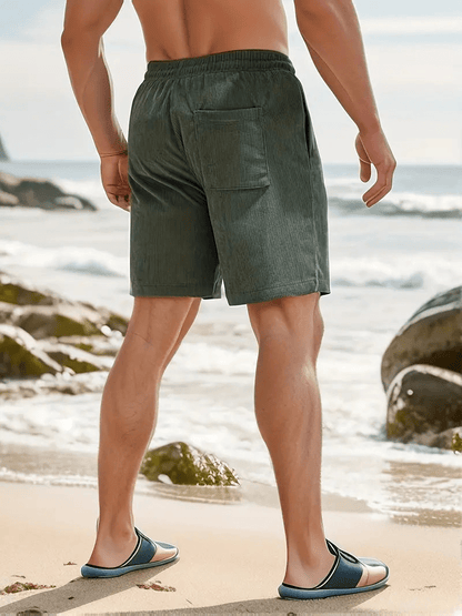 Pantaloncini estivi sartoriali leggeri e sottili da uomo