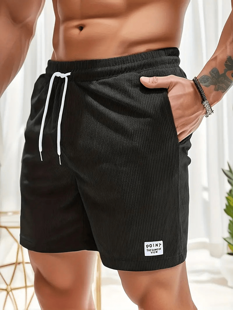 Pantaloncini estivi sartoriali leggeri e sottili da uomo