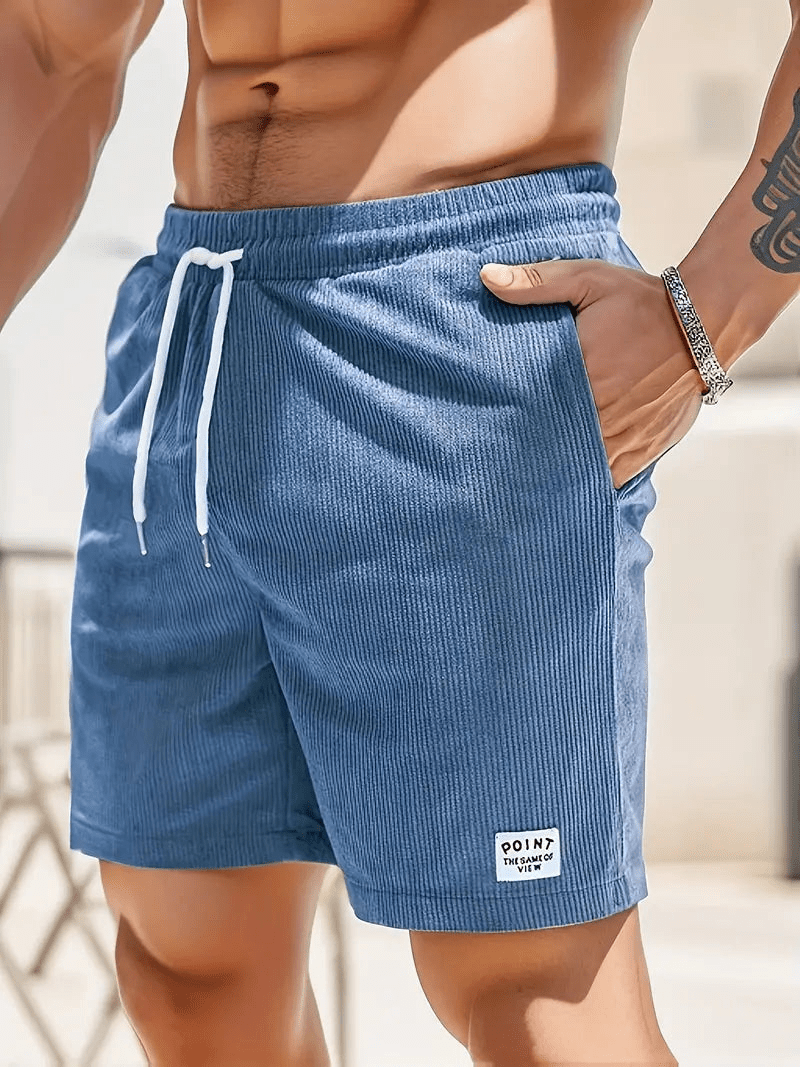 Pantaloncini estivi sartoriali leggeri e sottili da uomo