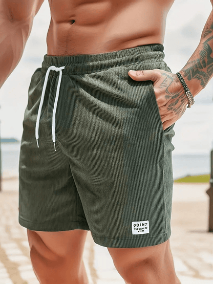 Pantaloncini estivi sartoriali leggeri e sottili da uomo