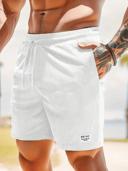 Pantaloncini estivi sartoriali leggeri e sottili da uomo