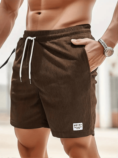 Pantaloncini estivi sartoriali leggeri e sottili da uomo