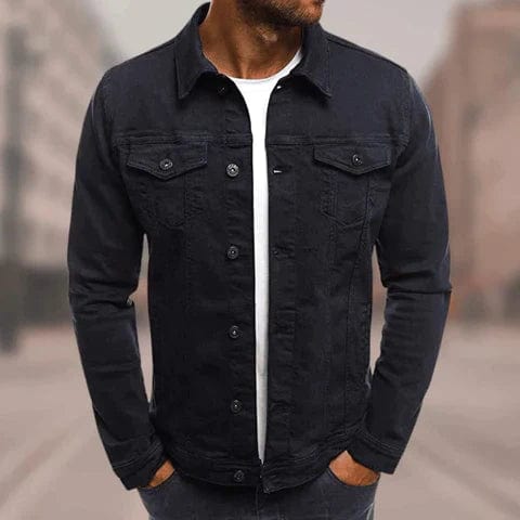 Giacca di jeans spessa Premium da uomo