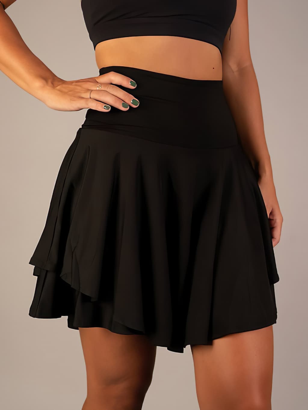 Gonna da tennis da donna con pantaloncini incorporati