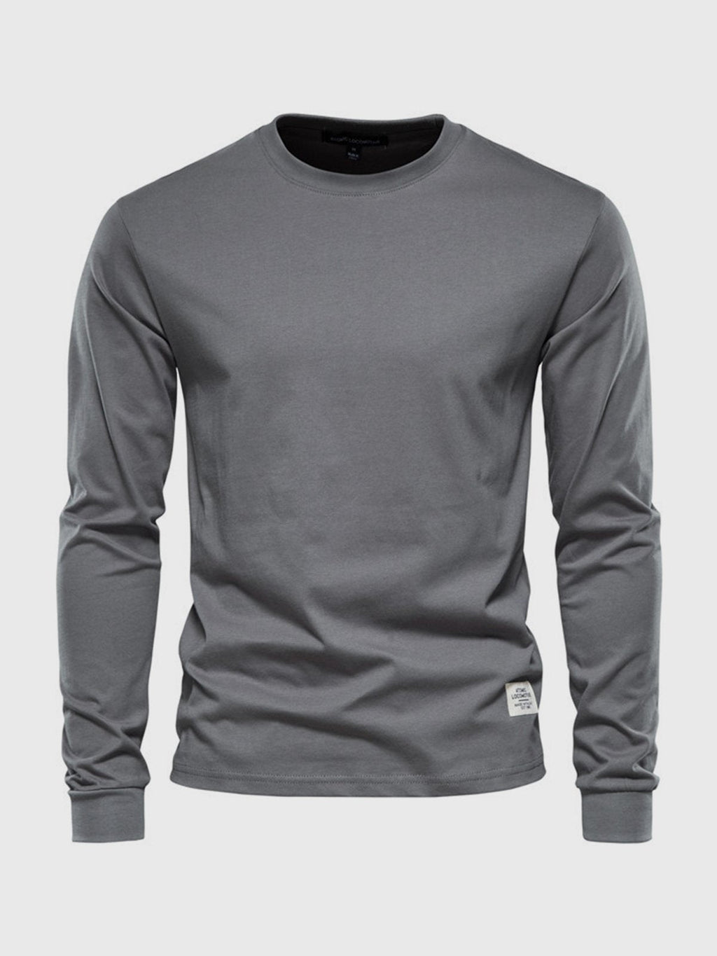 T-shirt da uomo in cotone a maniche lunghe - Casual girocollo