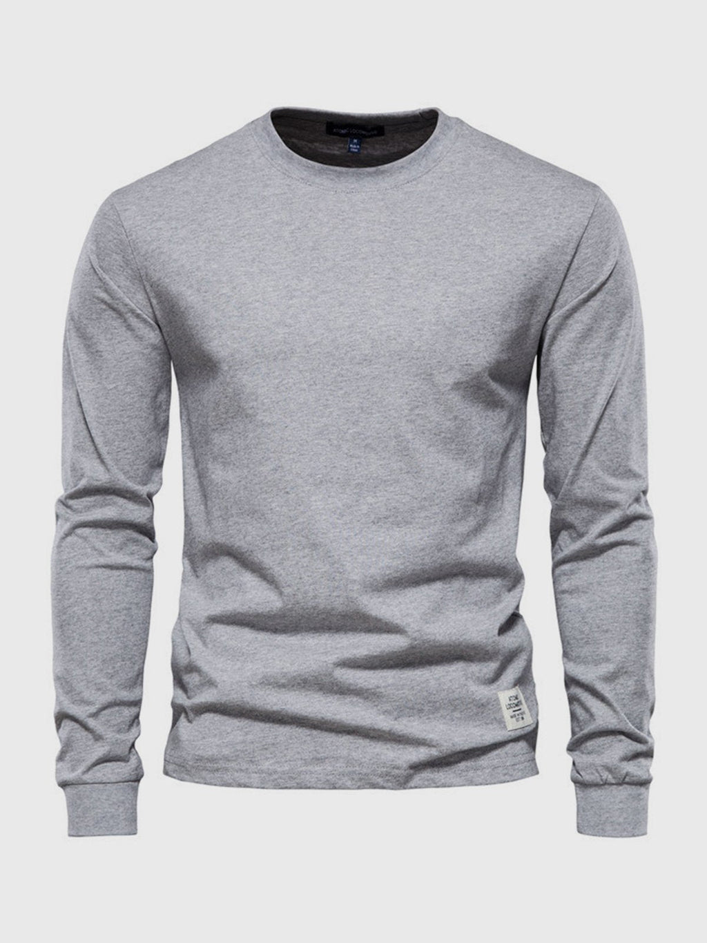 T-shirt da uomo in cotone a maniche lunghe - Casual girocollo
