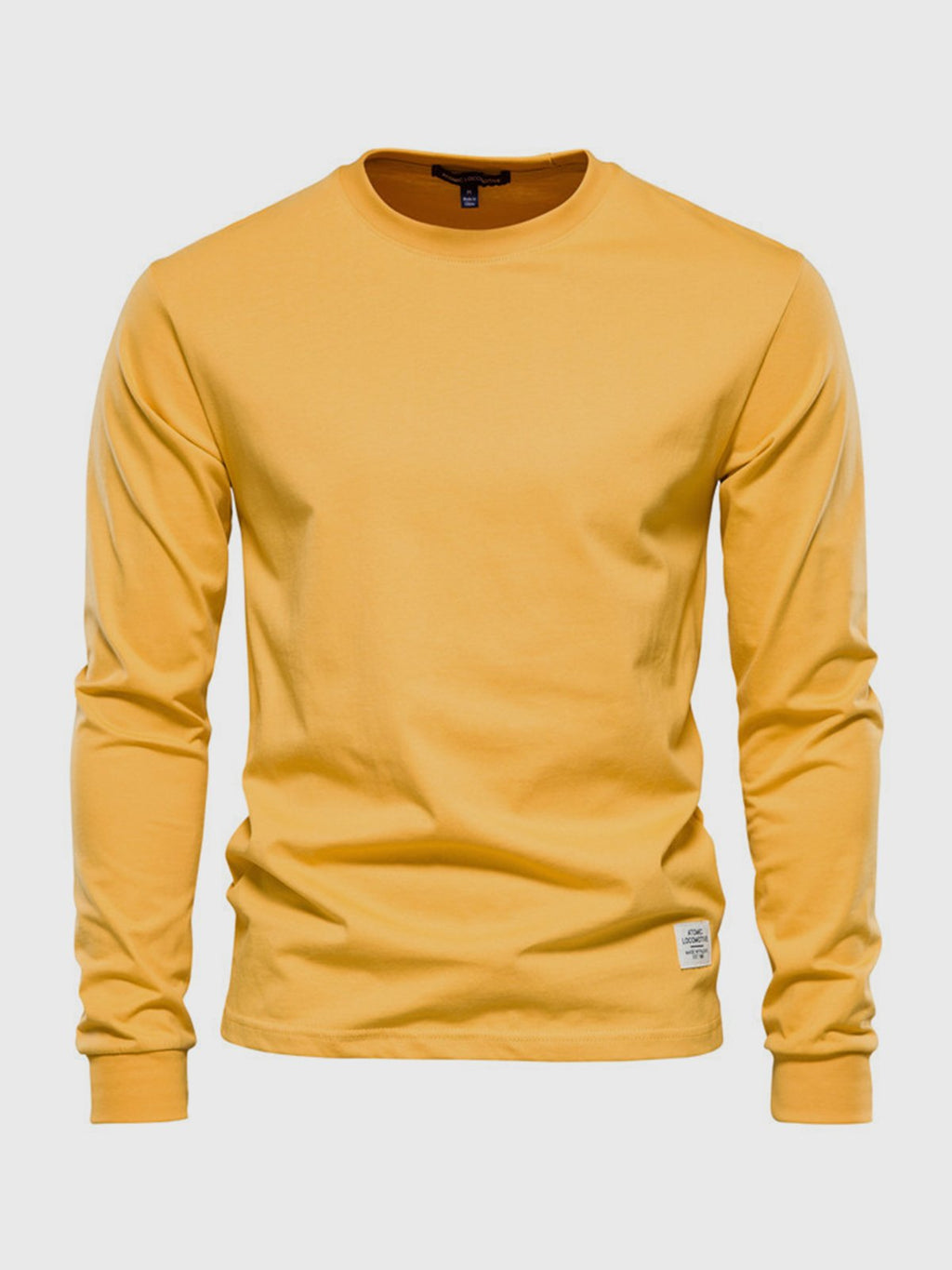 T-shirt da uomo in cotone a maniche lunghe - Casual girocollo