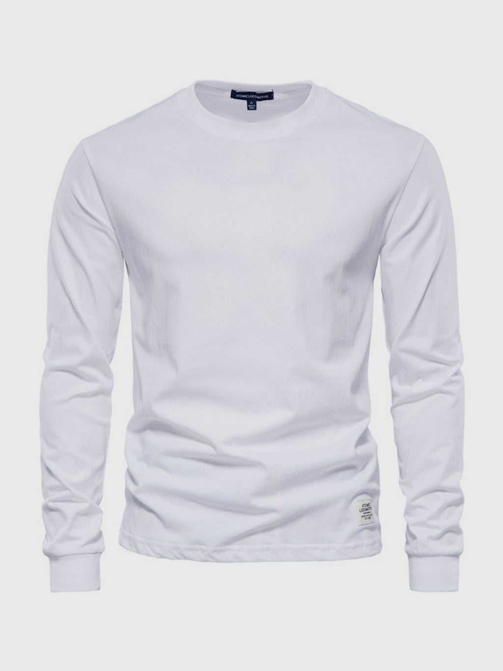 T-shirt da uomo in cotone a maniche lunghe - Casual girocollo