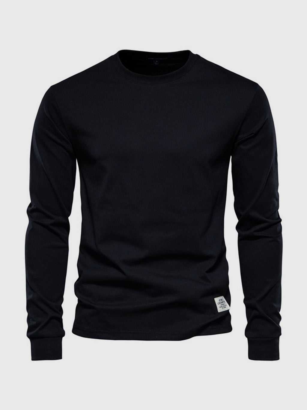 T-shirt da uomo in cotone a maniche lunghe - Casual girocollo