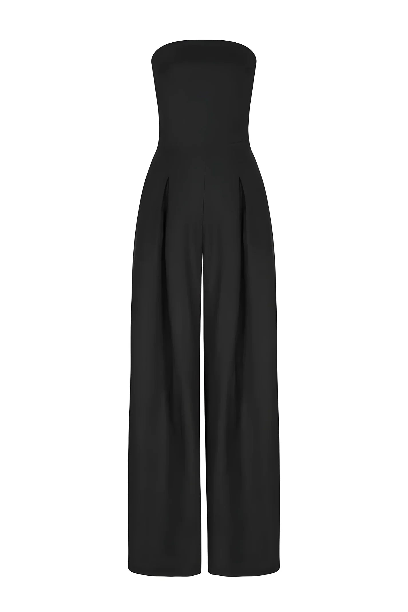 Tuta elegante Senza spalline da donna – Completo comodo, versatile, leggero, in un unico pezzo, look casual ed elegante.