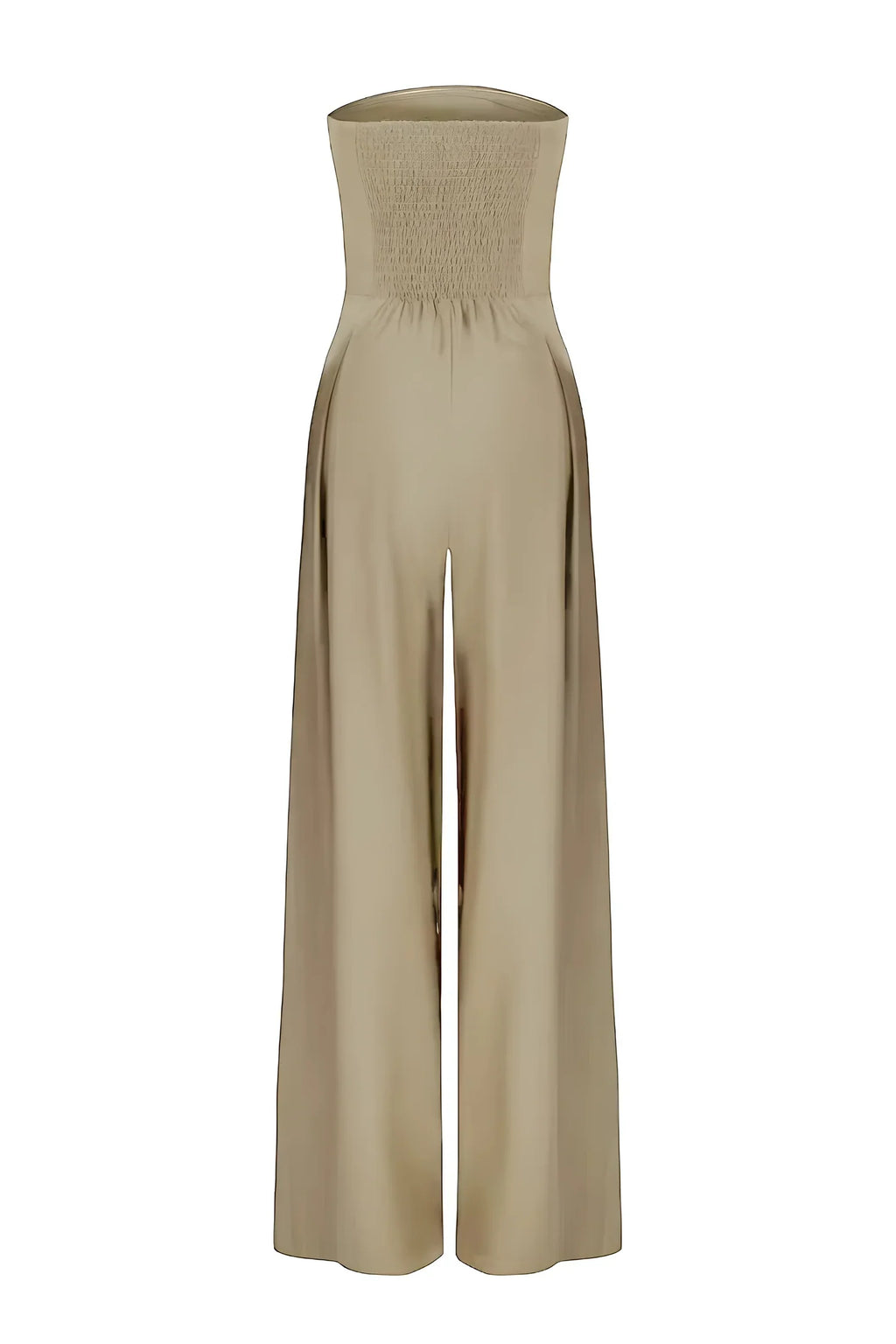 Tuta elegante Senza spalline da donna – Completo comodo, versatile, leggero, in un unico pezzo, look casual ed elegante.
