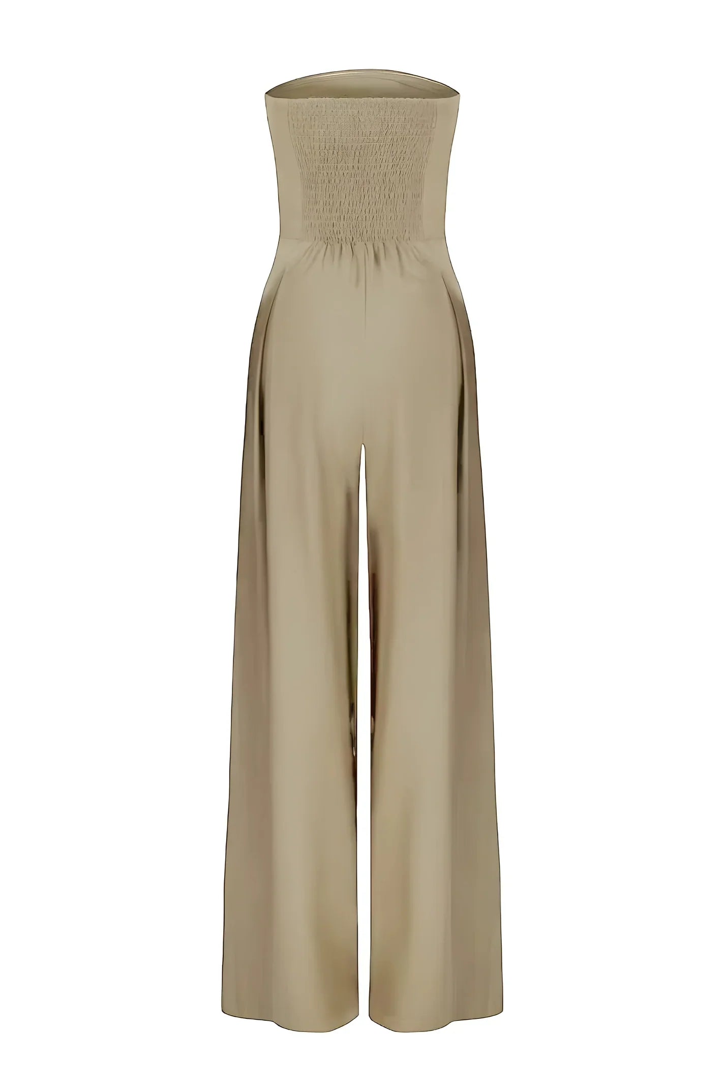 Tuta elegante Senza spalline da donna – Completo comodo, versatile, leggero, in un unico pezzo, look casual ed elegante.