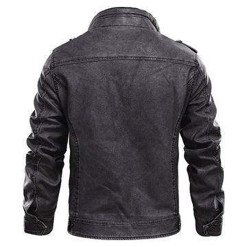 Giacca in denim nera elegante premium da uomo