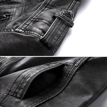 Giacca in denim nera elegante premium da uomo