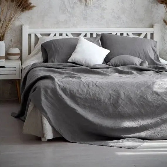 Biancheria da letto di lusso effetto lino - elegante e confortevole
