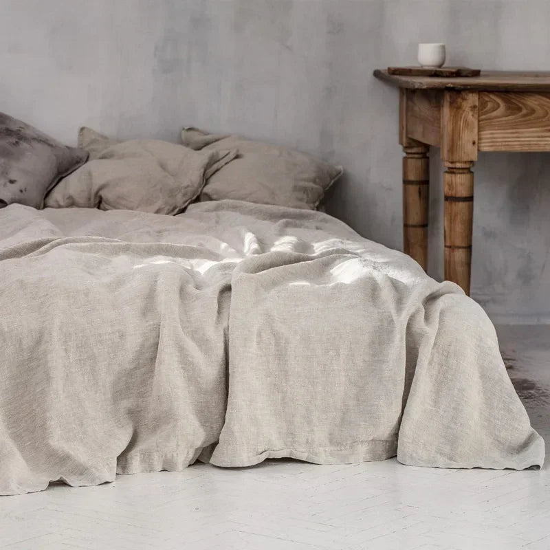 Biancheria da letto di lusso effetto lino - elegante e confortevole